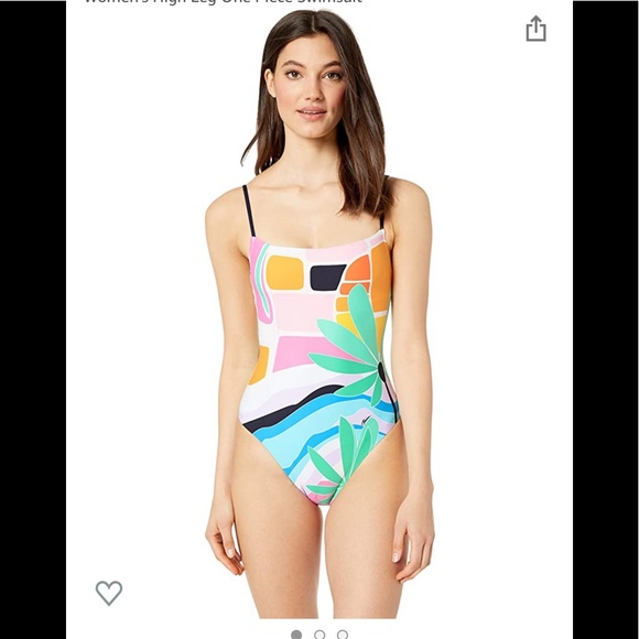 SALE⬇️‼️ NWT Trina Turk Mosaic Sunrise High leg - Picture 5 of 14